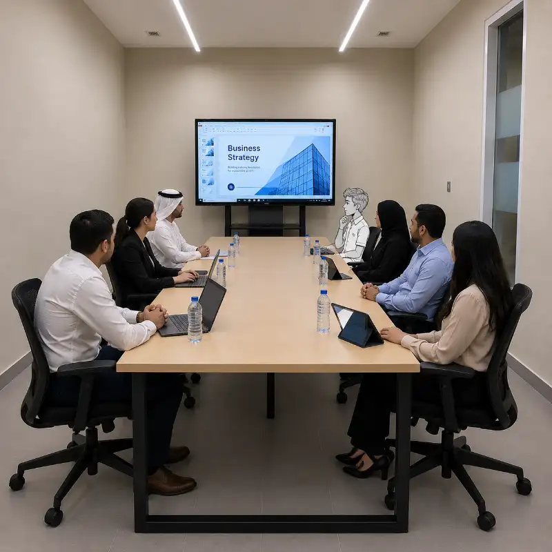 Meeting Room - SeenHub Al Ain coworking space